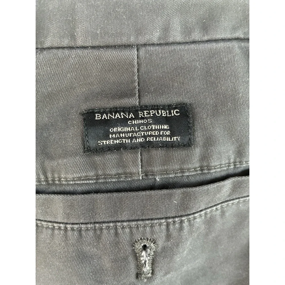 Banana Republic Emerson Chino Gray Pants Mens‎ 30x30